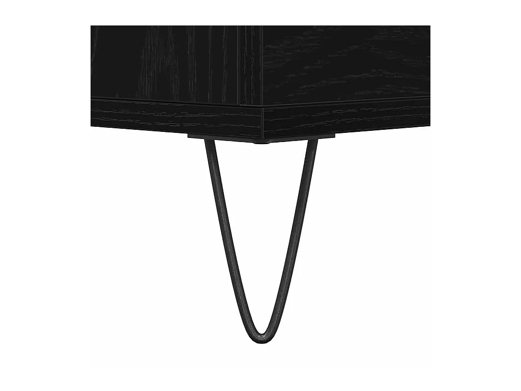 Buffet avec tiroir Chêne noir 60 x 35 x 70 cm Bois d'ingénierie