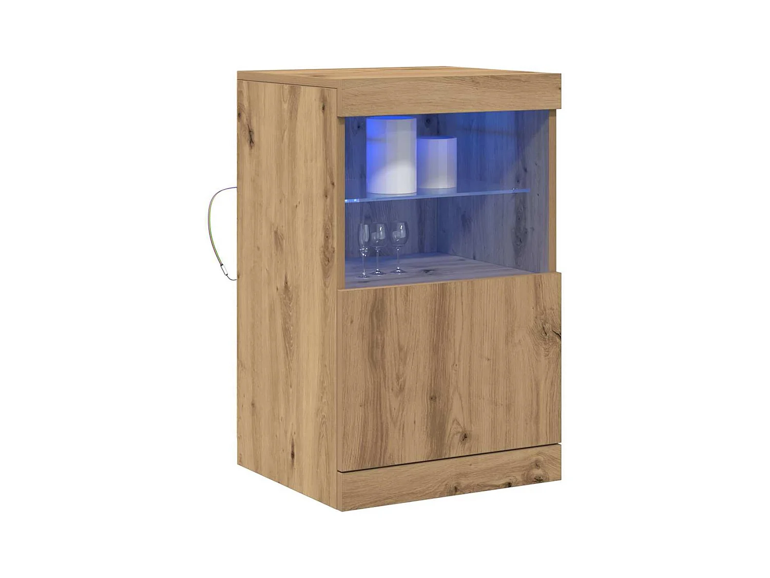 Buffet chêne artisanal 41 x 37 x 67 cm Bois d'ingénierie