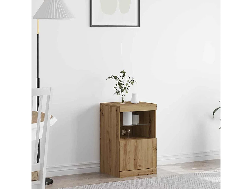 Buffet chêne artisanal 41 x 37 x 67 cm Bois d'ingénierie