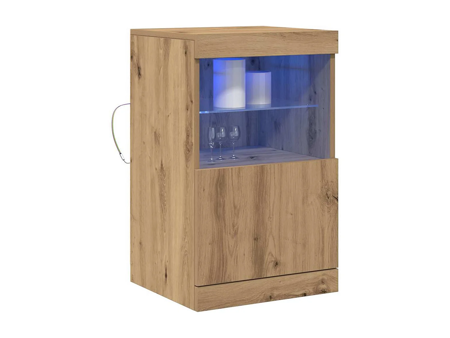 Buffet chêne artisanal 41 x 37 x 67 cm Bois d'ingénierie