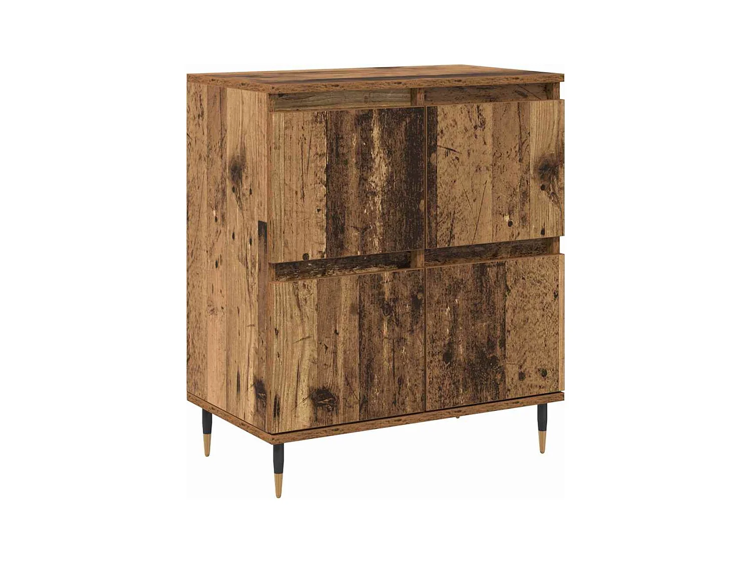 Buffets 2 pièces Bois ancien 120 x 35 x 70 cm Bois d'ingénierie