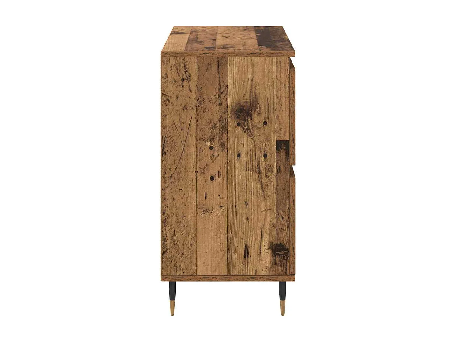 Buffets 2 pièces Bois ancien 120 x 35 x 70 cm Bois d'ingénierie