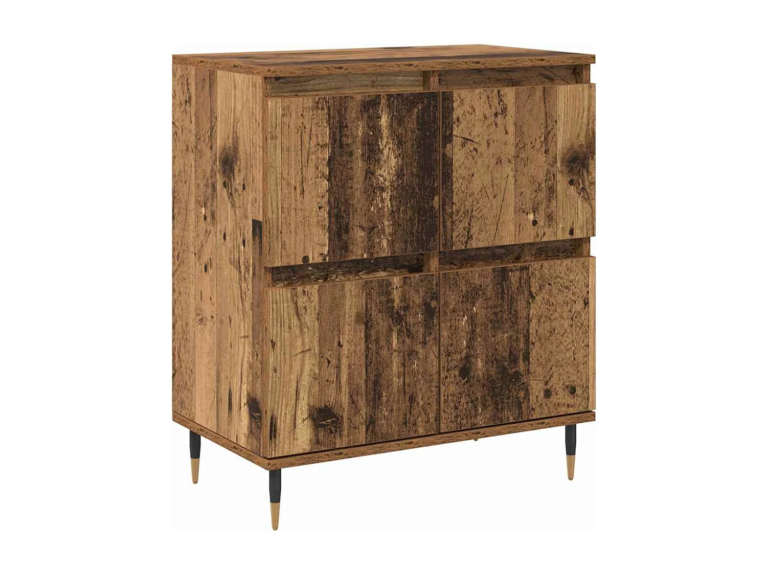 Buffets 2 pièces Bois ancien 120 x 35 x 70 cm Bois d'ingénierie