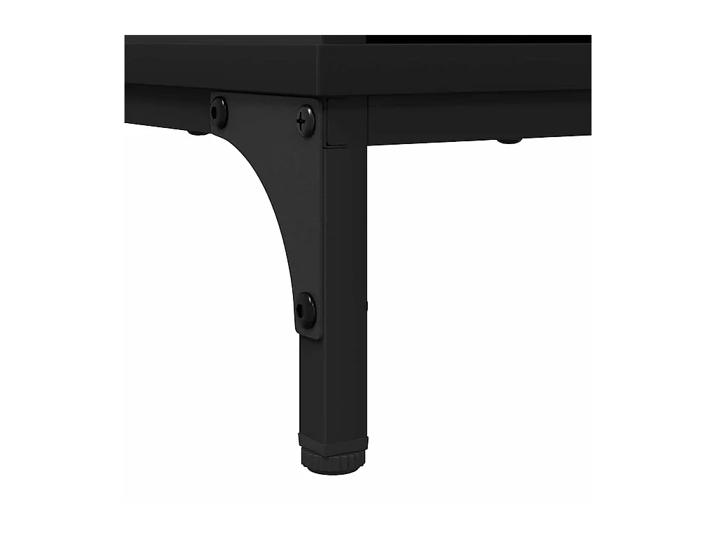 Buffet avec tiroir Noir 89,5 x 33 x 82 cm Bois d'ingénierie