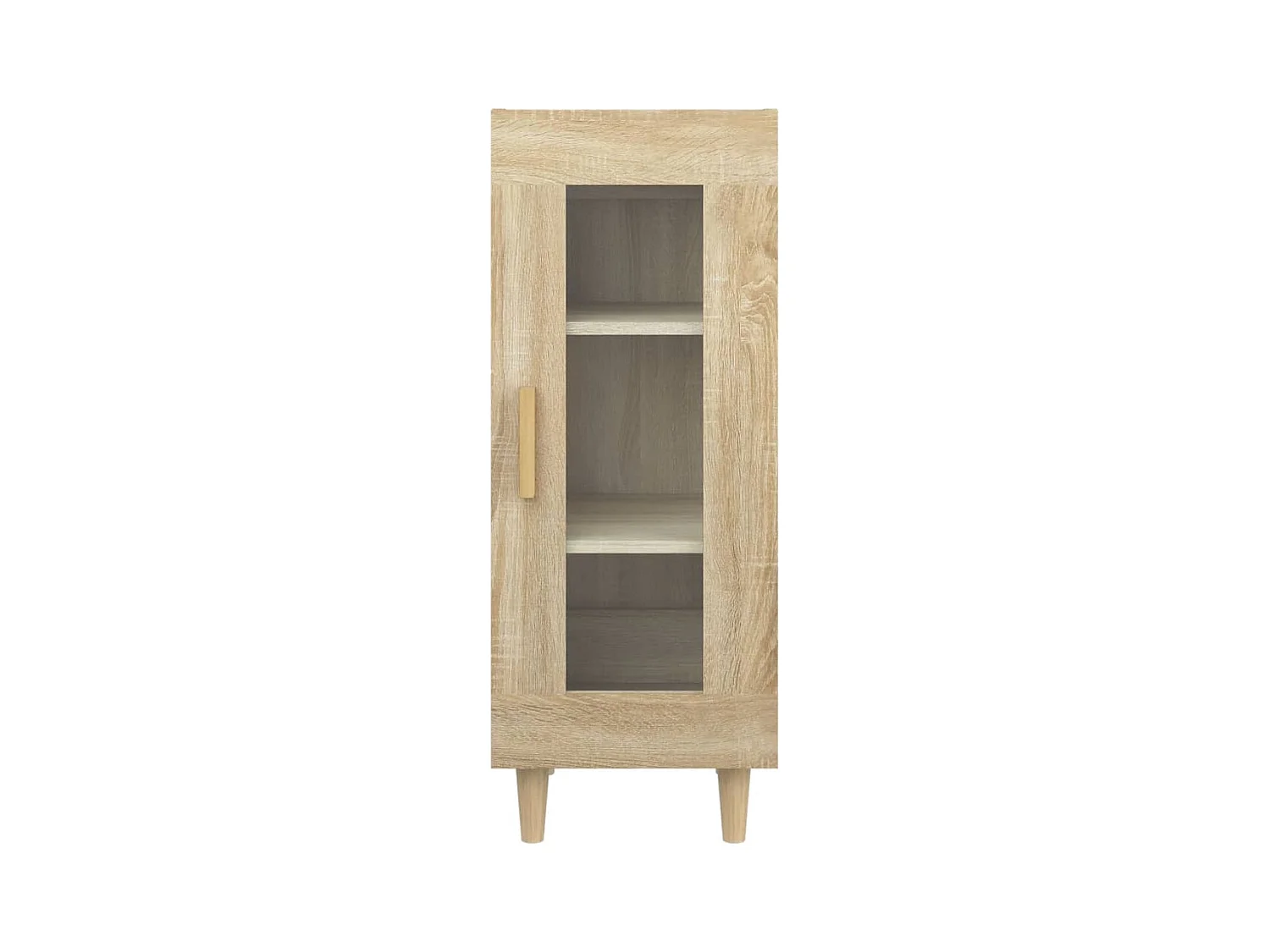 Aparador madera contrachapada color roble Sonoma 34,5x34x90 cm