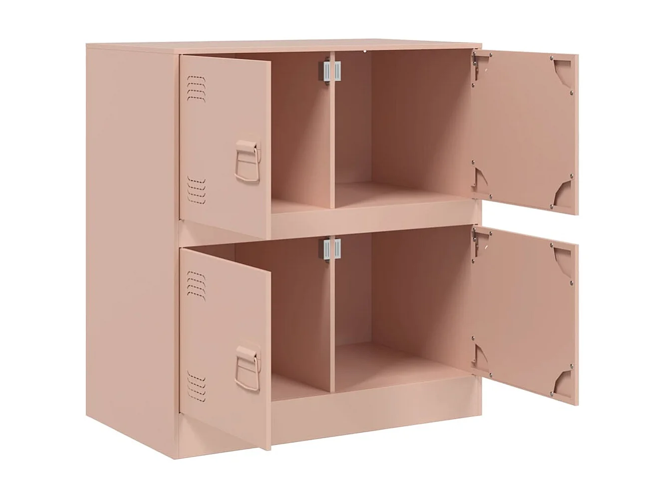 Buffet rose 67x39x73 cm acier