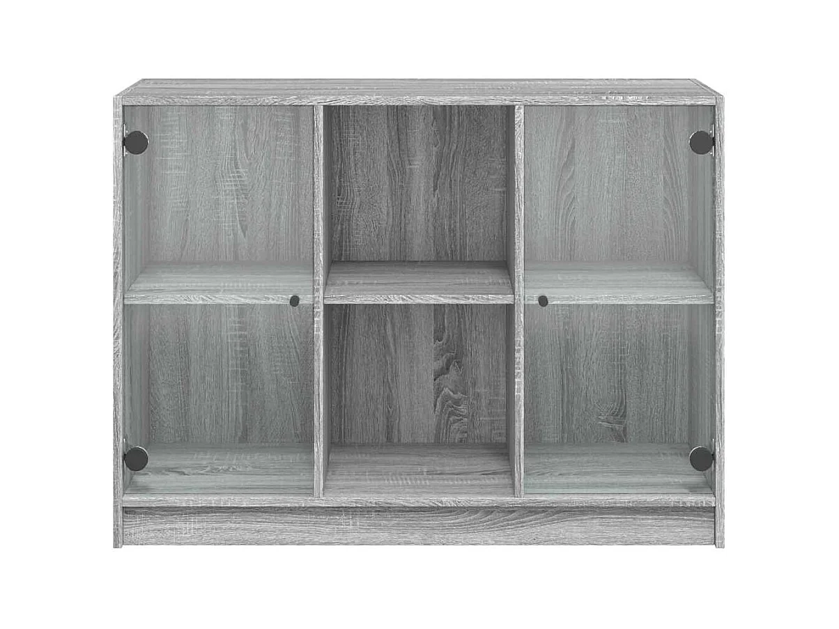 Buffet sonoma gris 102x37x75,5 cm bois d'ingénierie