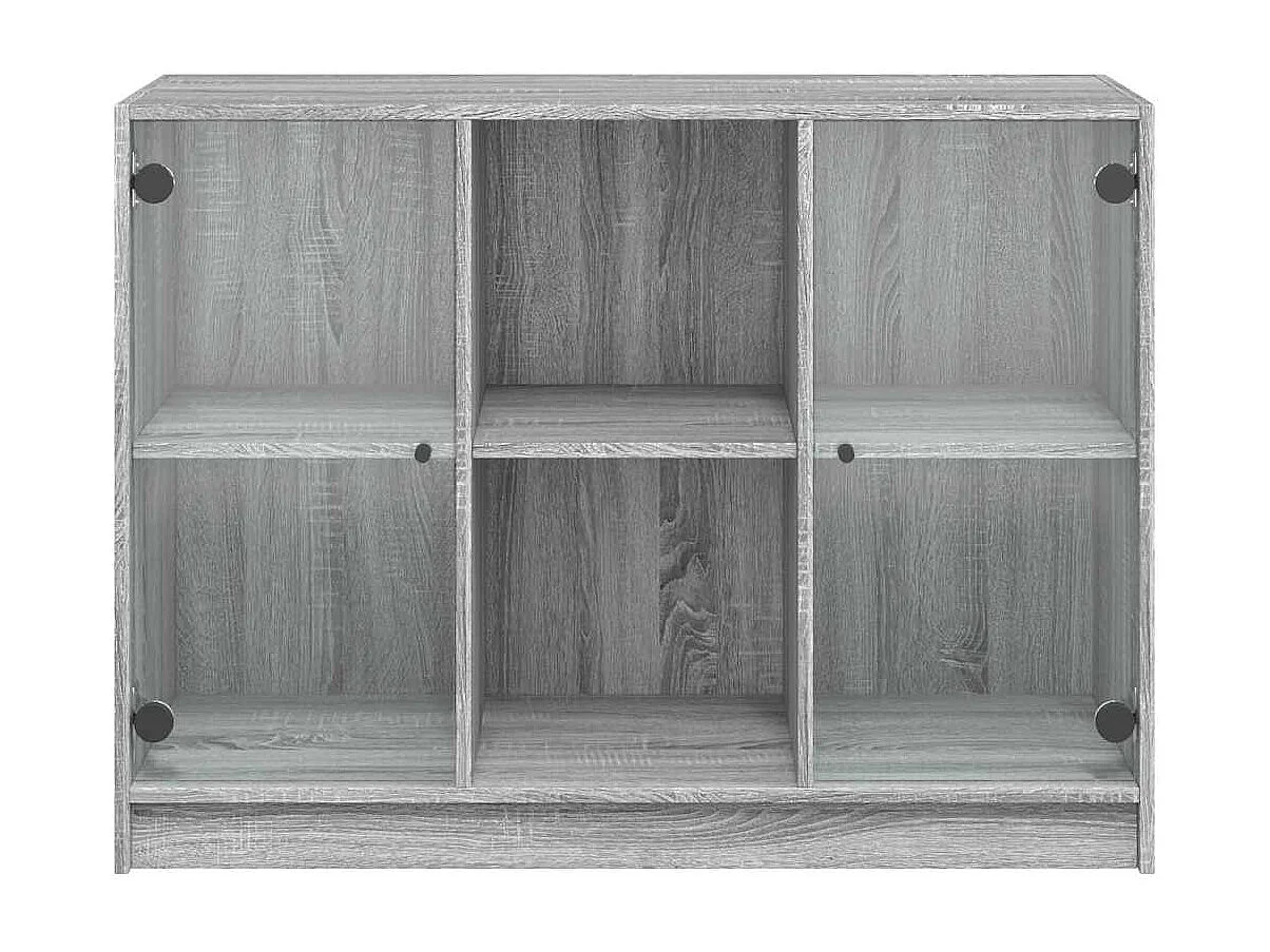 Buffet sonoma gris 102x37x75,5 cm bois d'ingénierie