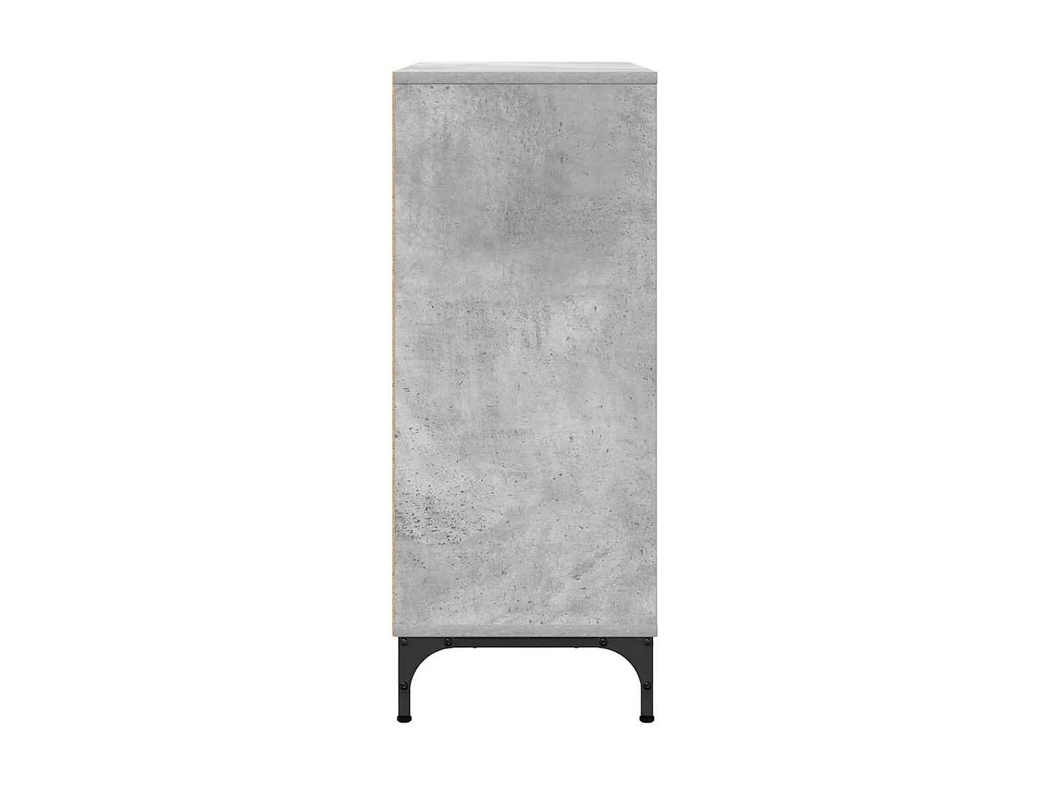 Buffet Gris béton 79,5 x 33 x 82 cm Bois d'ingénierie