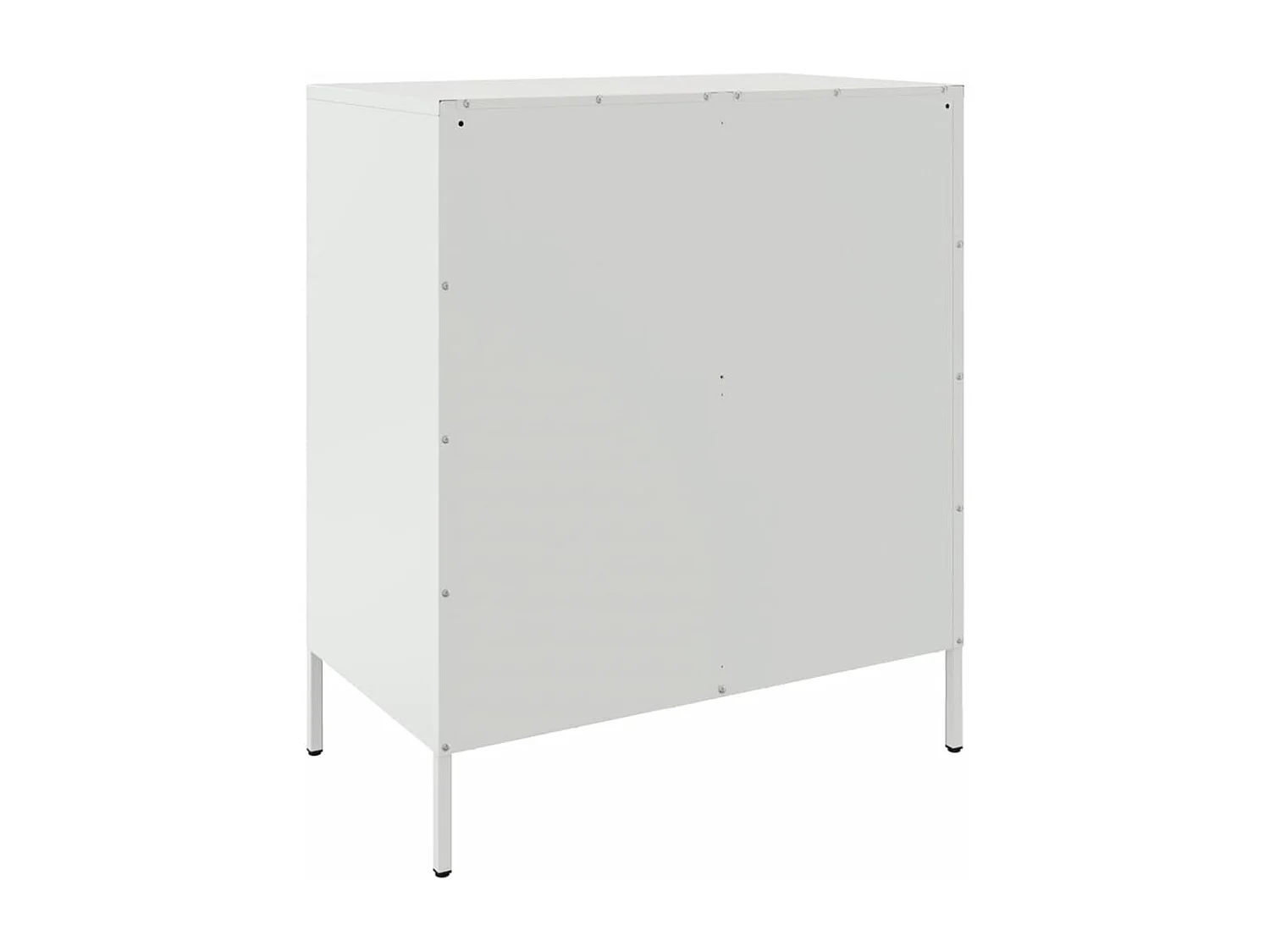 Buffet blanc 68x39x79 cm acier