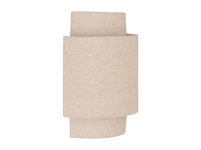 Applique Murale en Lin "Nahel" 27cm Beige