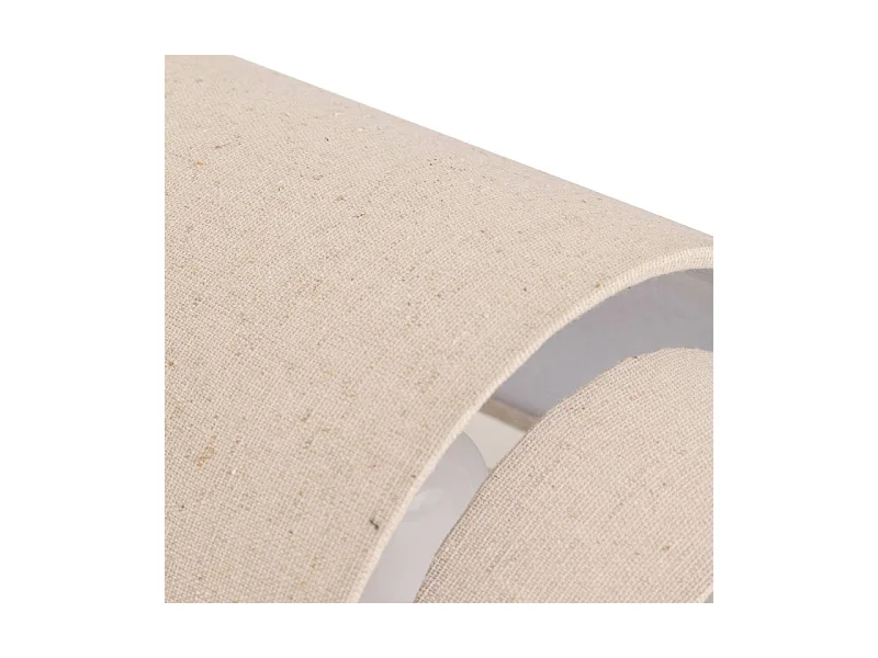 Applique Murale en Lin "Nahel" 27cm Beige