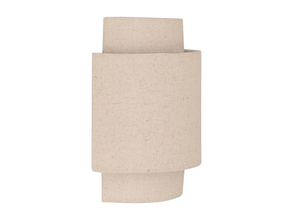 Applique Murale en Lin "Nahel" 27cm Beige