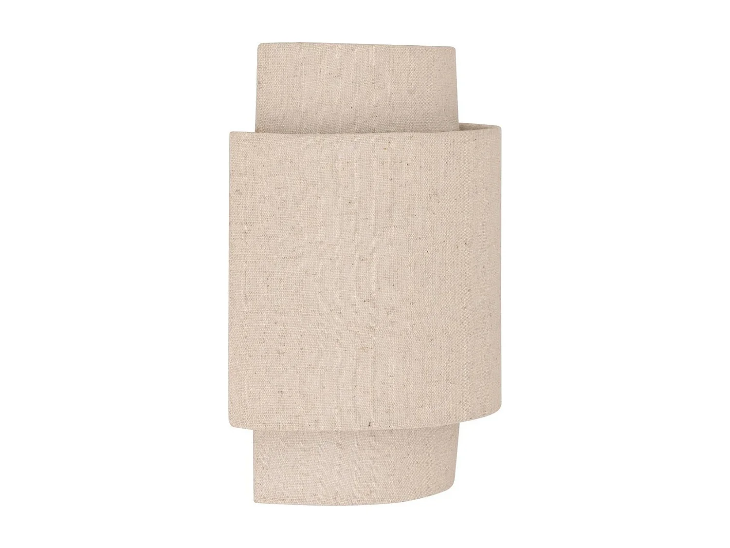 Applique Murale en Lin "Nahel" 27cm Beige