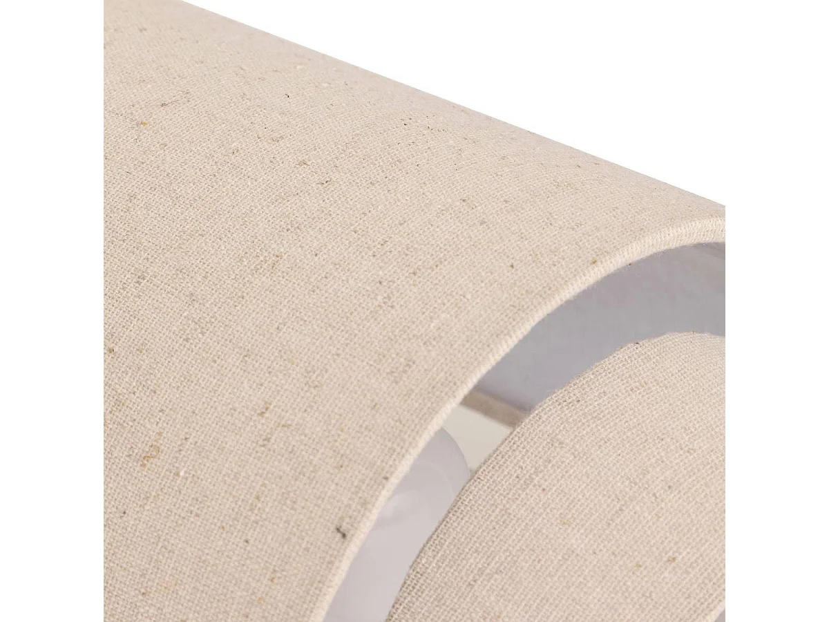 Applique Murale en Lin "Nahel" 27cm Beige