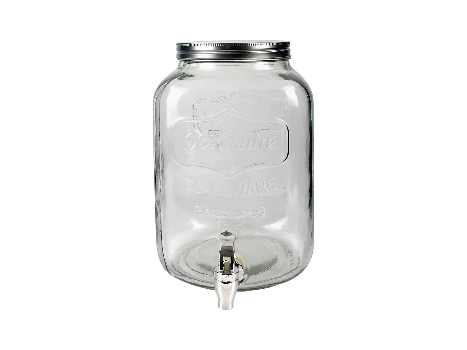 Distributeur à Boisson en Verre 8L avec Robinet - MADAS