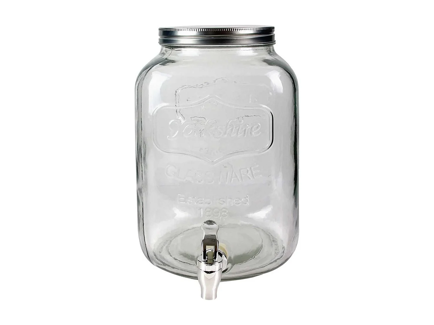 Distributeur à Boisson en Verre 8L avec Robinet - MADAS