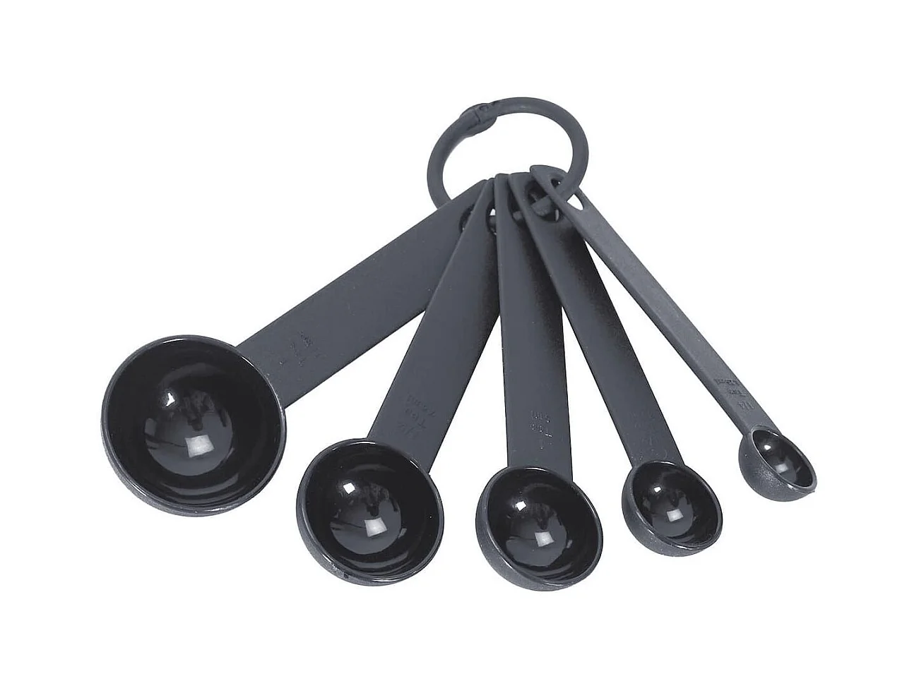 Ensemble de 5 petites cuillères à mesure