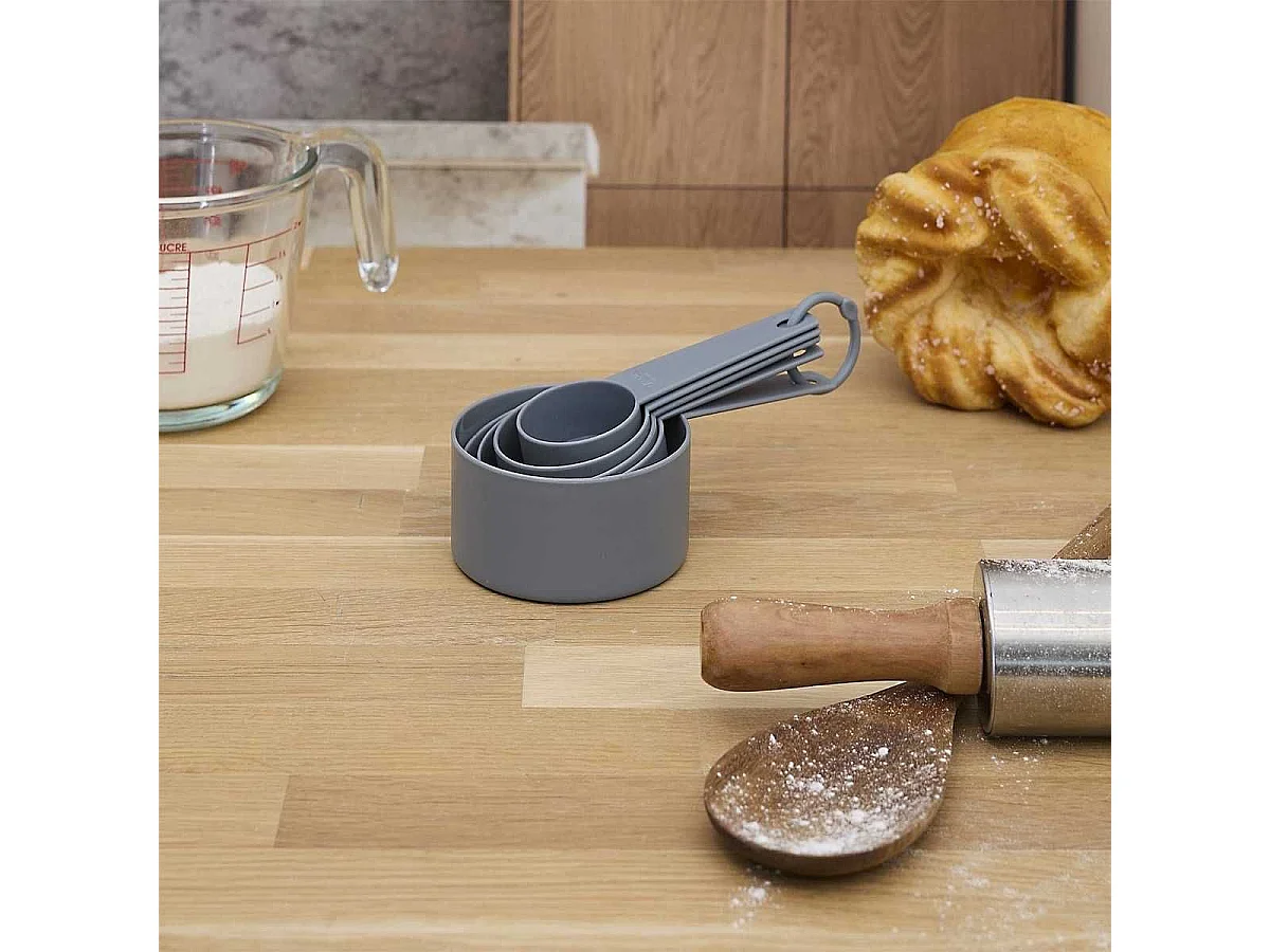 Ensemble de 5 grandes cuillères à mesure