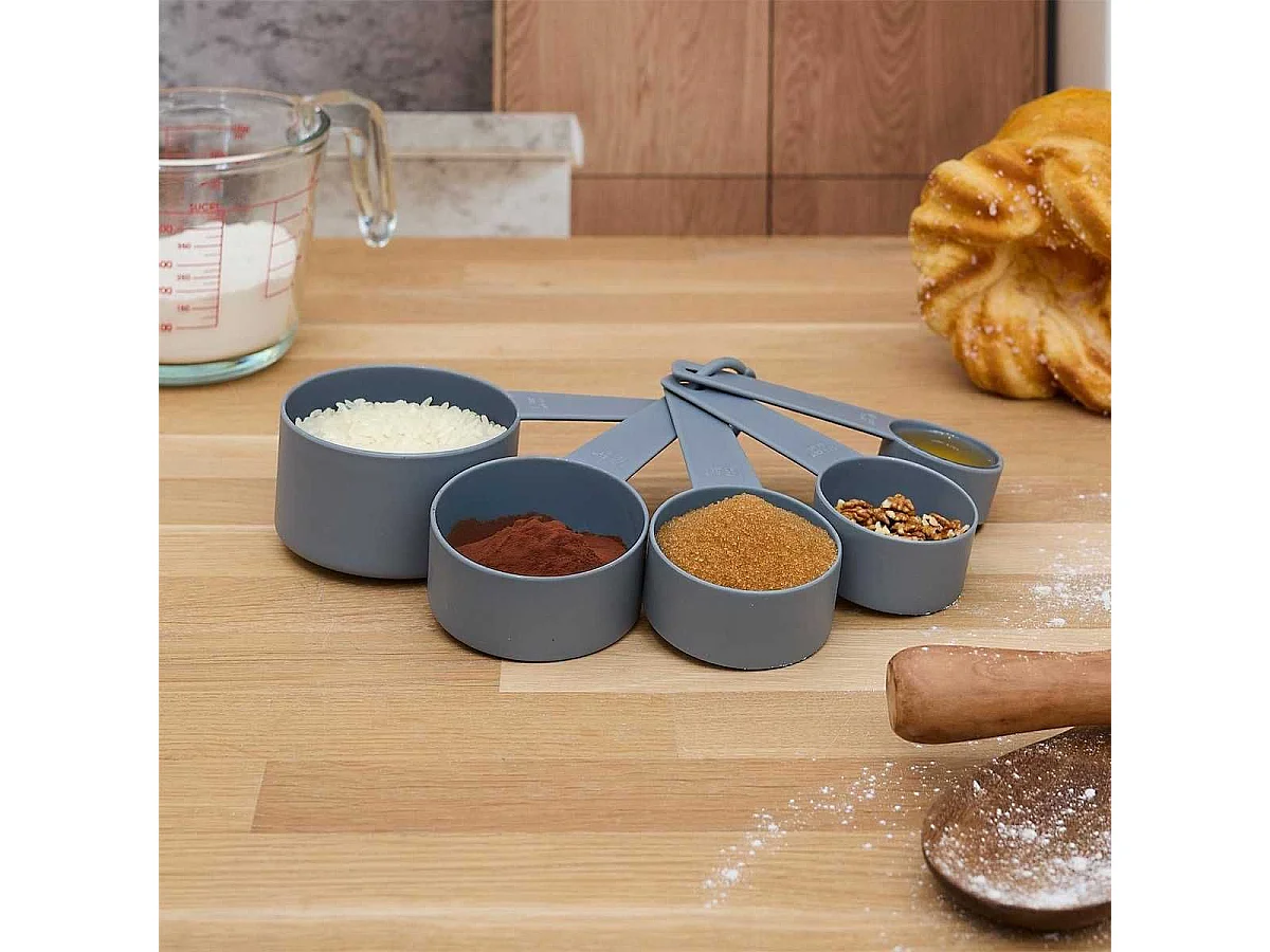 Ensemble de 5 grandes cuillères à mesure