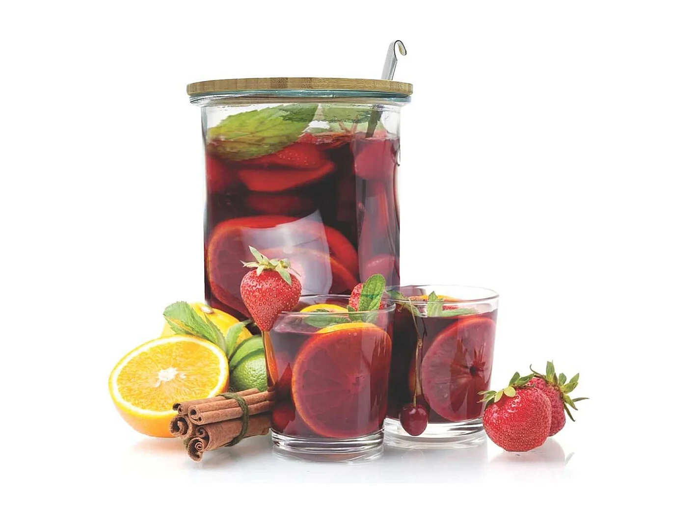 Bocal à Boisson 5L en Verre avec Louche - RYAN