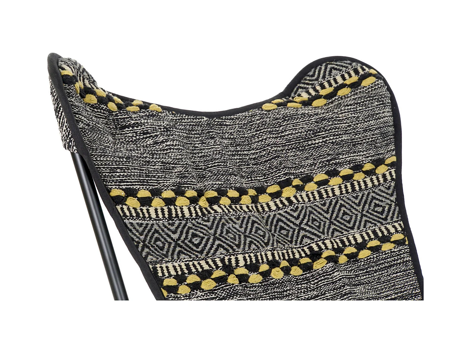 Chaise papillon en coton design et confortable