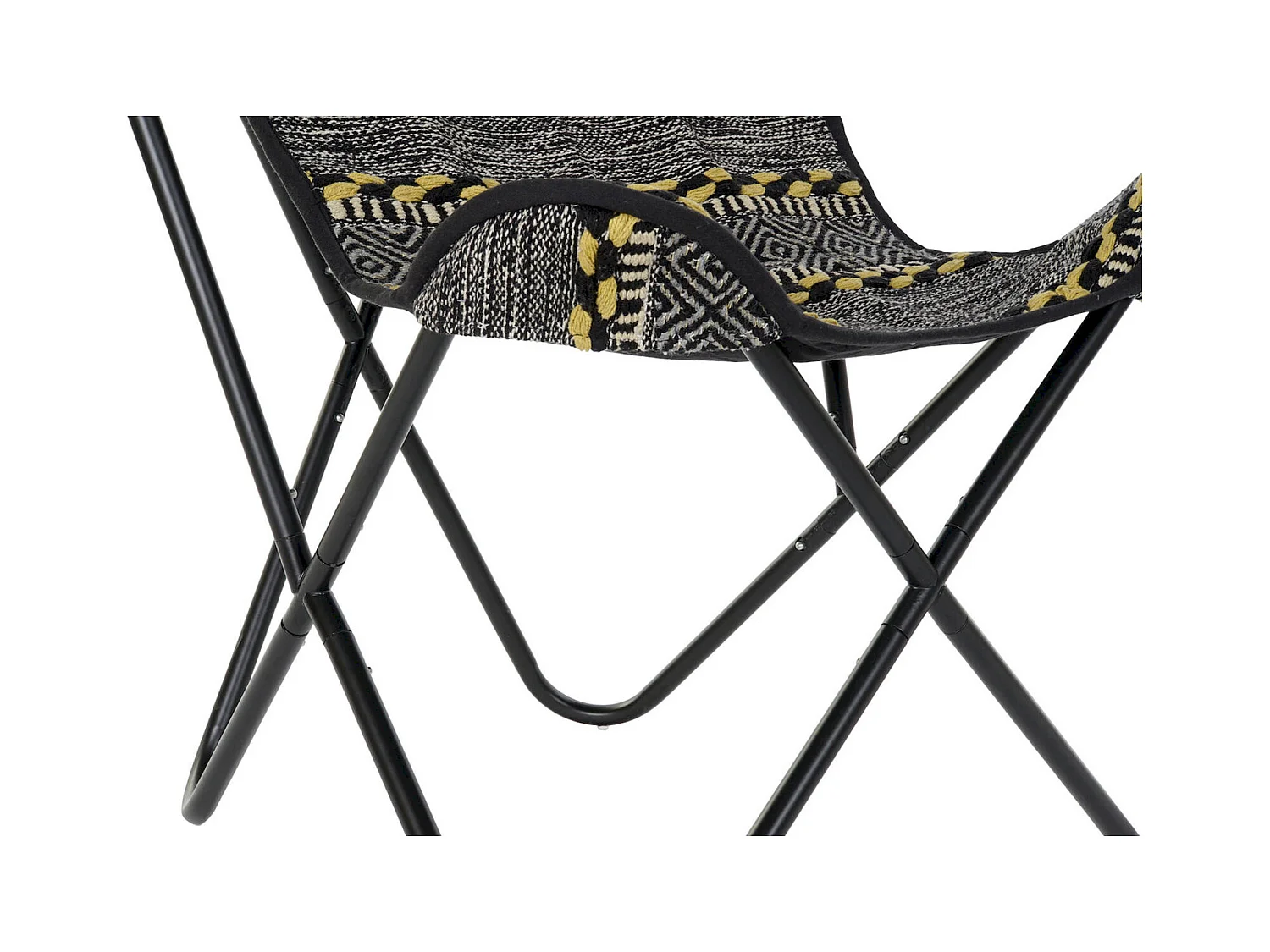 Chaise papillon en coton design et confortable