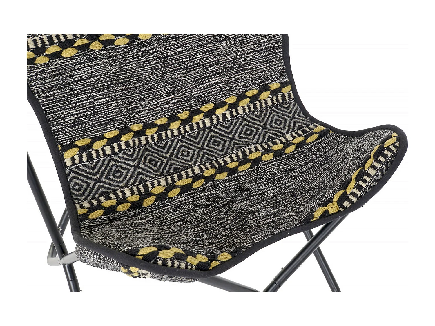 Chaise papillon en coton design et confortable