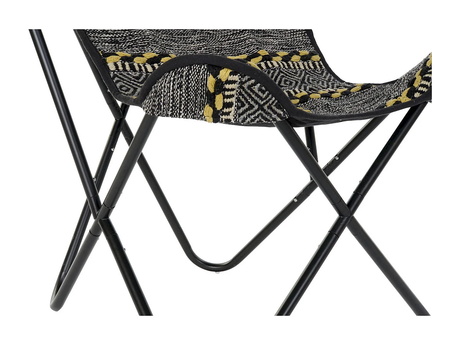 Chaise papillon en coton design et confortable