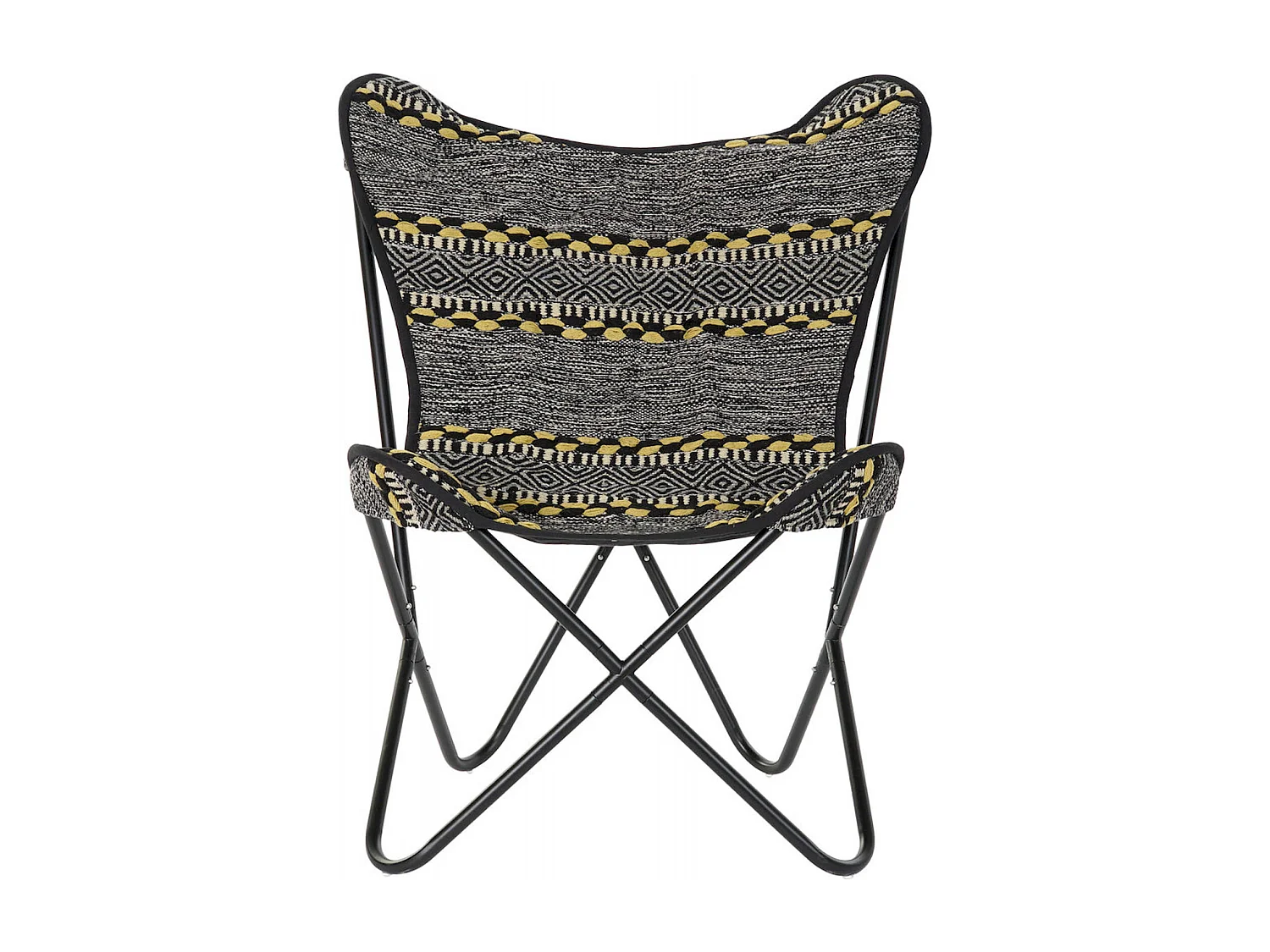 Chaise papillon en coton design et confortable