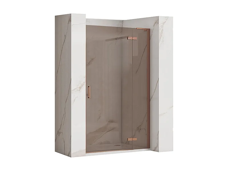 Porte De Douche Rea Hugo 80 Brush Copper