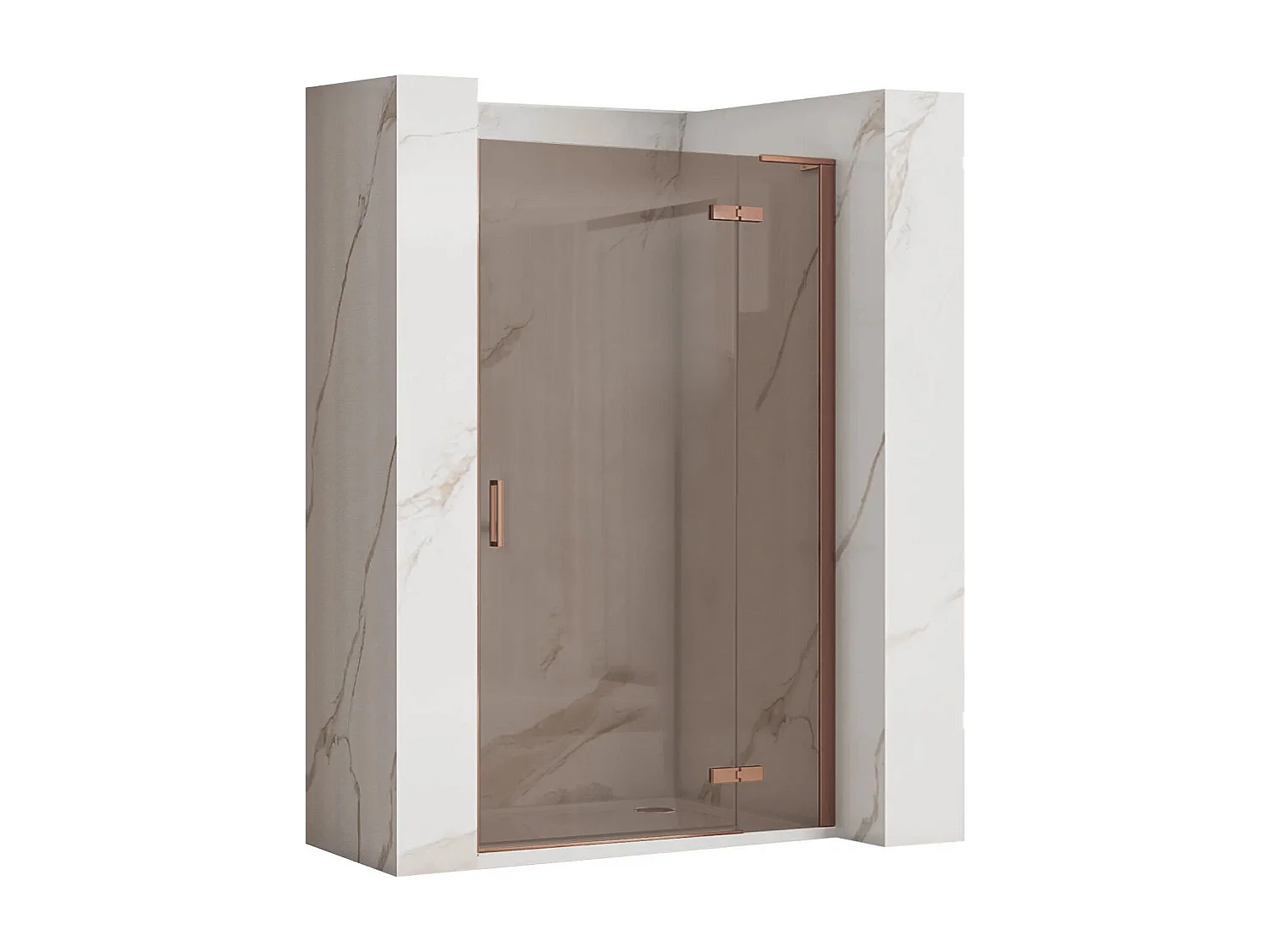 Porte De Douche Rea Hugo 100 Brush Copper