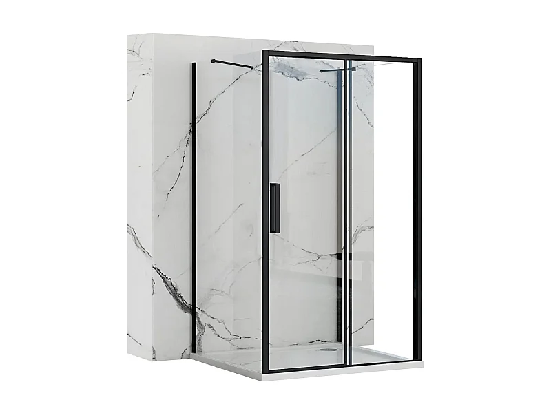 Cabina De Ducha Rea Rapid Slide 100x80 Black