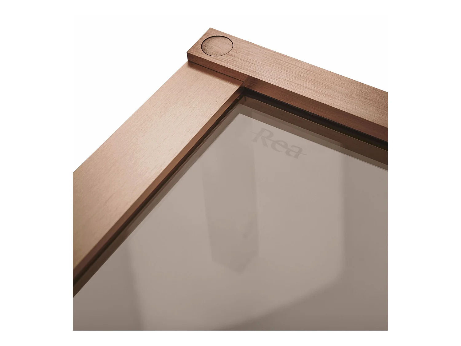 Duschtür Rea Hugo 90 Brush Copper