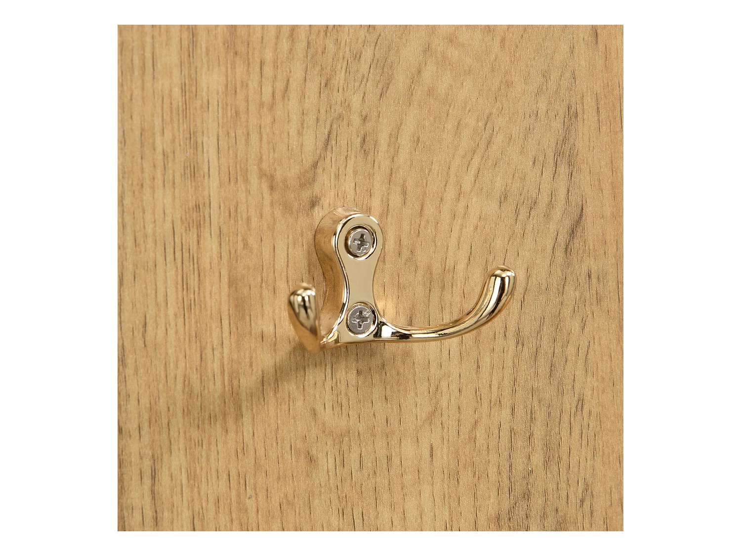 Ensemble vestiaire d'entrée 115x37x185 cm - avec miroir et crochets - acec siège rembourré - Porte-parapluie - Naturel