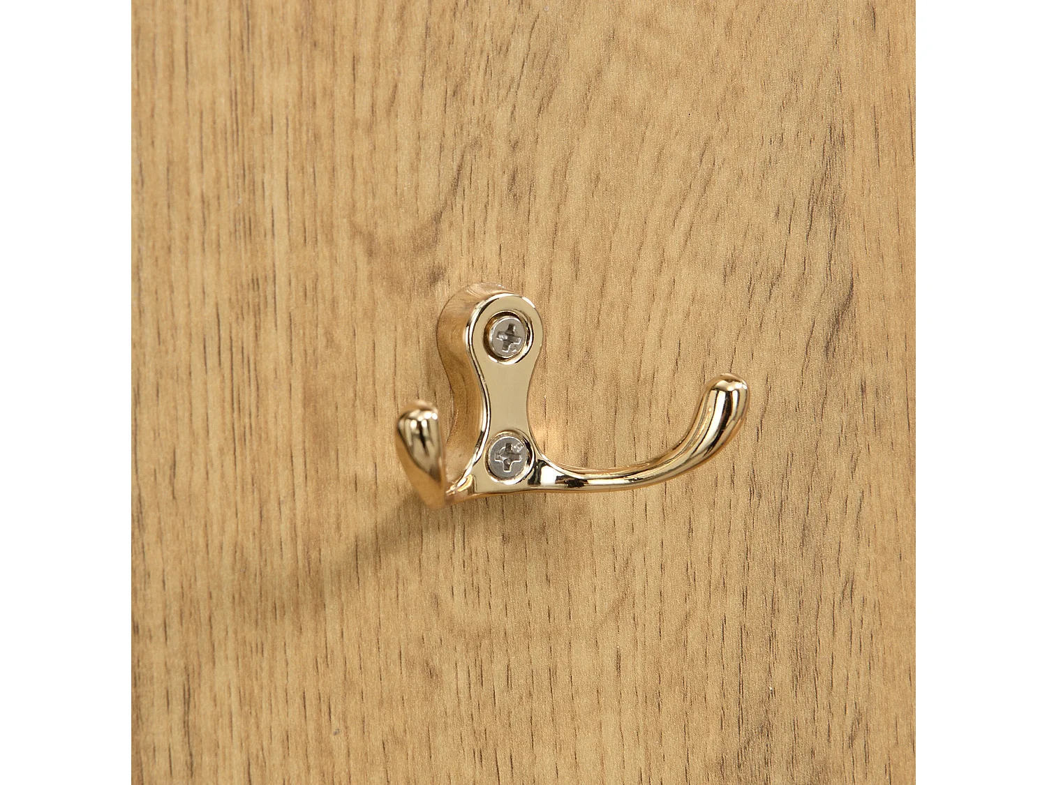 Inkomhal garderobeset 115x37x185 cm - met spiegel en haken - met gestoffeerd zitje - Paraplubak - Natuur