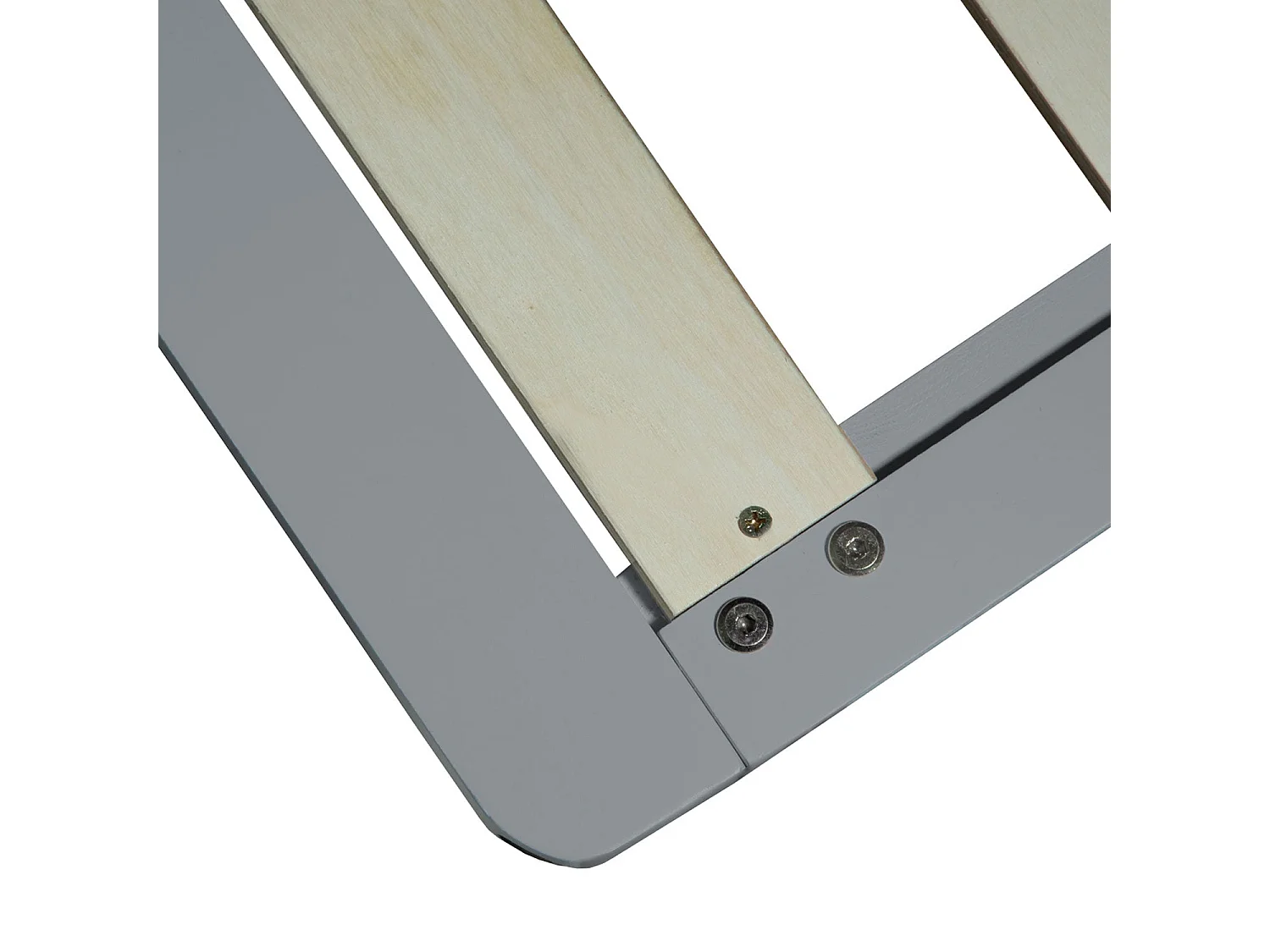 Lit palette avec sommier bois marron 200 x 90 x 28 cm LIT06223