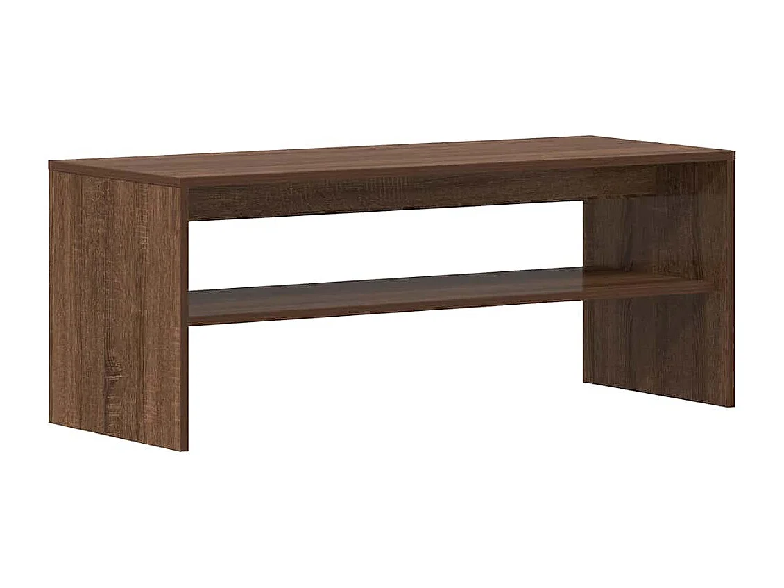 Meuble TV Chêne marron 100x40x40 cm Bois d'ingénierie