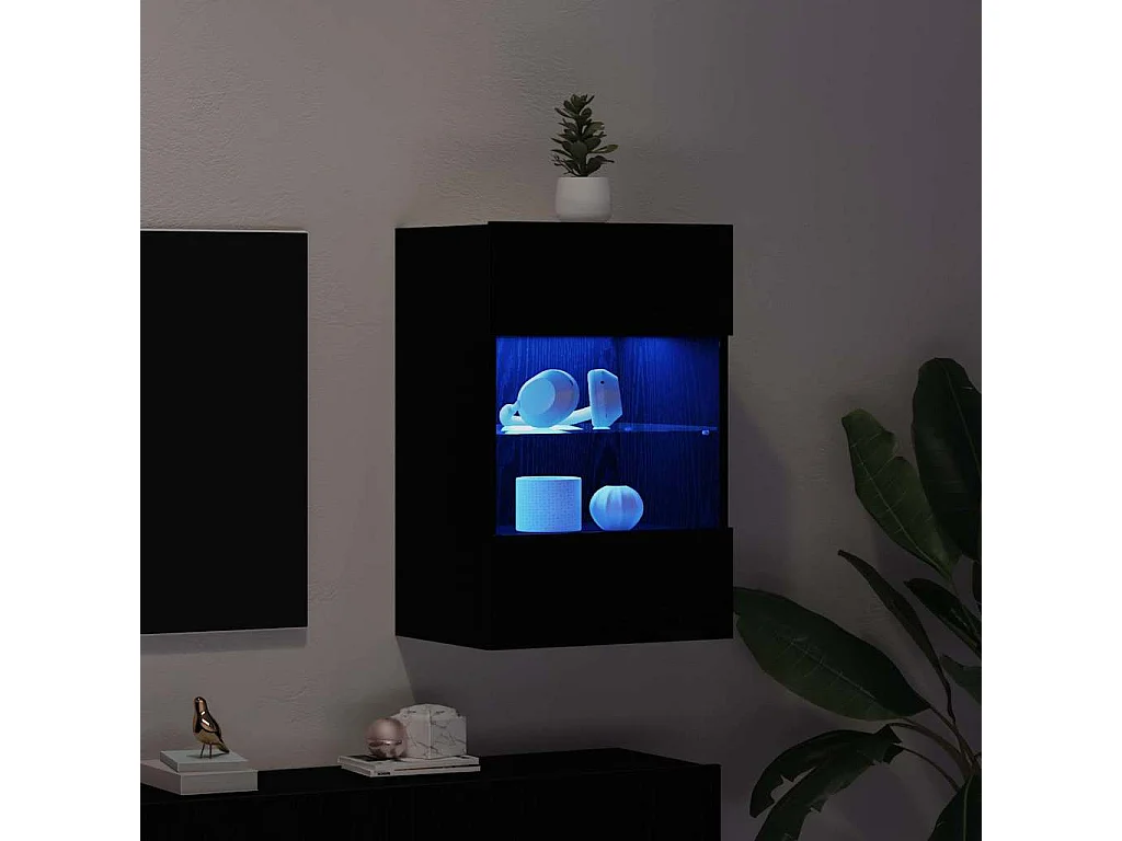 Meuble TV Noir 40 x 30 x 60,5 cm Bois d'ingénierie
