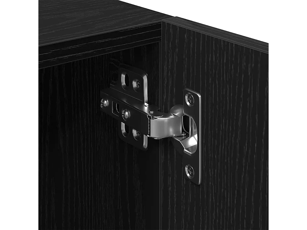 Meuble TV Chêne noir 100 x 35 x 40 cm Bois d'ingénierie