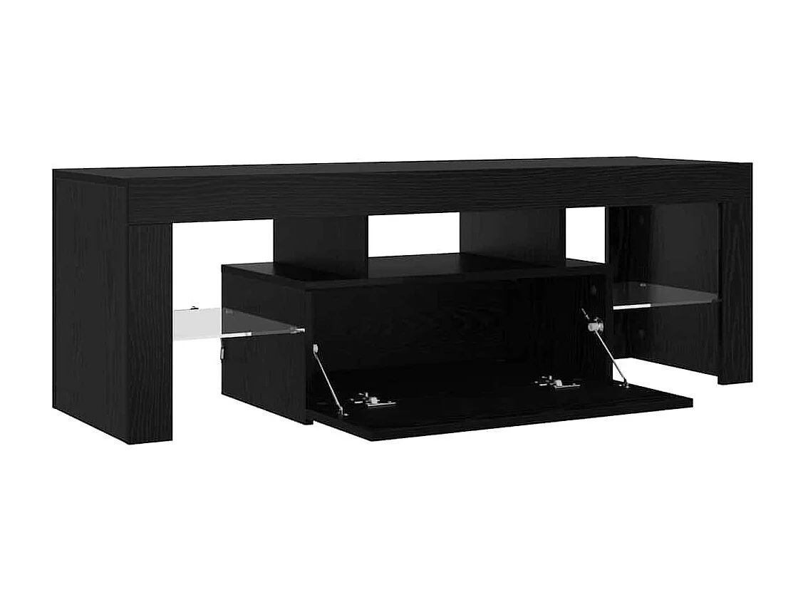 Gabinete de TV Negro 120 x 35 x 40 cm Madera contrachapada