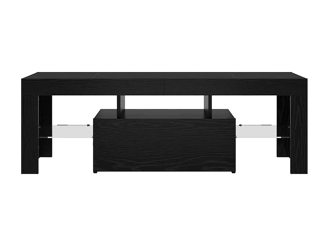 Meuble TV Noir 120 x 35 x 40 cm Bois d'ingénierie