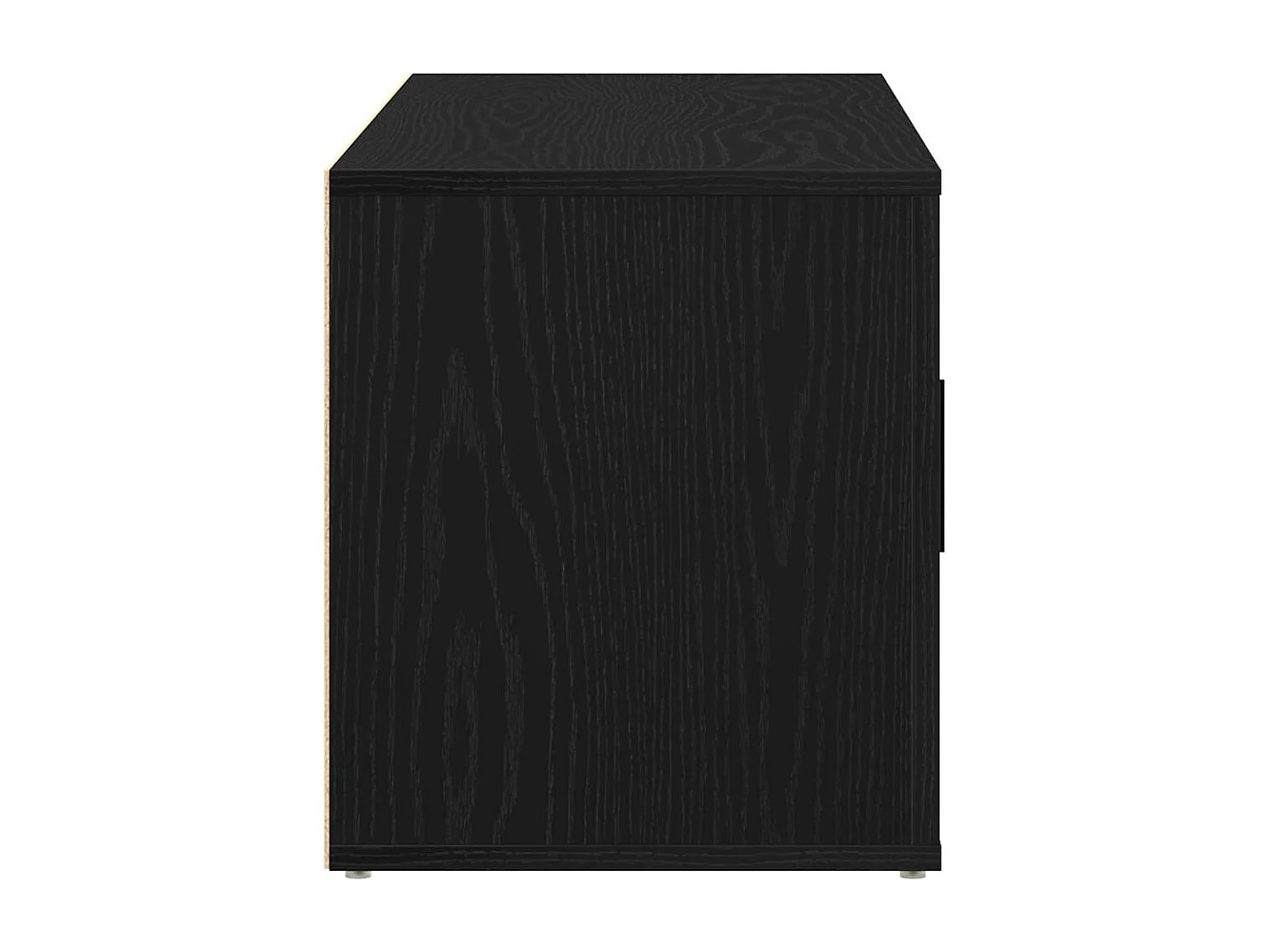 Meuble TV Chêne noir 100 x 35 x 40 cm Bois d'ingénierie