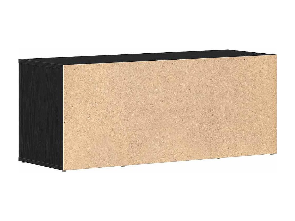 Meuble TV Chêne noir 100 x 35 x 40 cm Bois d'ingénierie