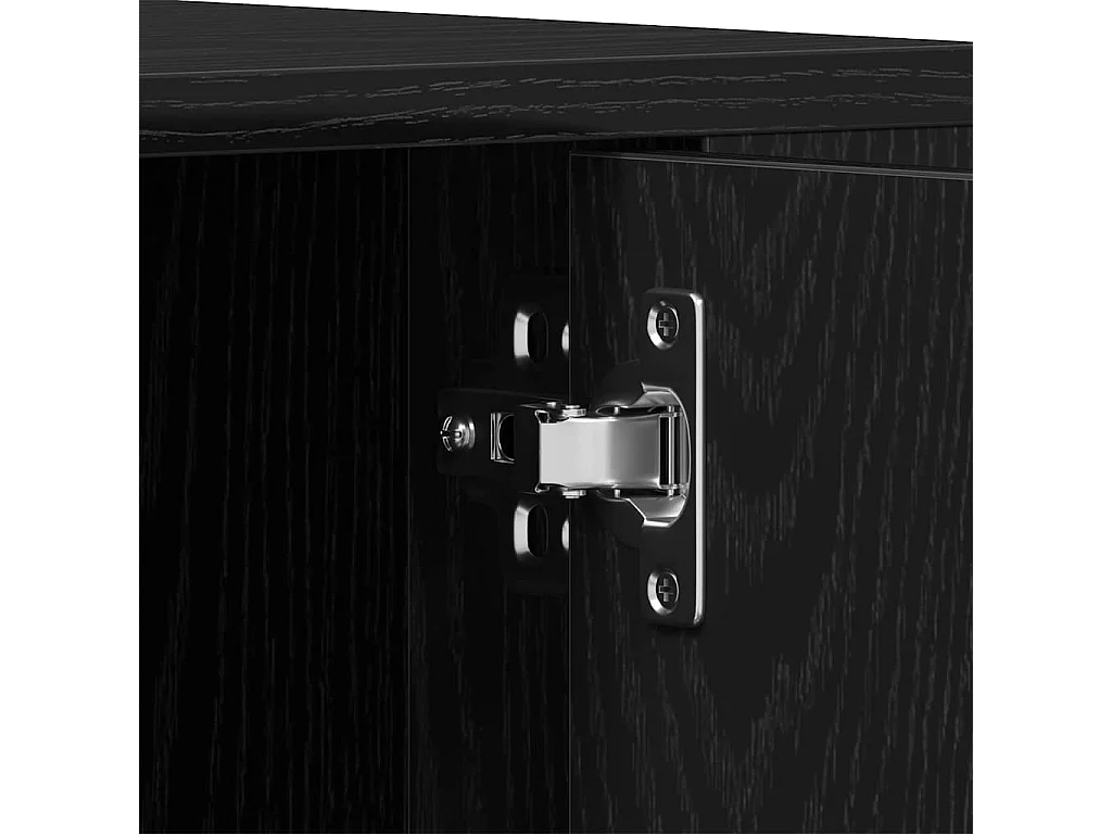 Meuble TV Chêne noir 100 x 35 x 40 cm Bois d'ingénierie