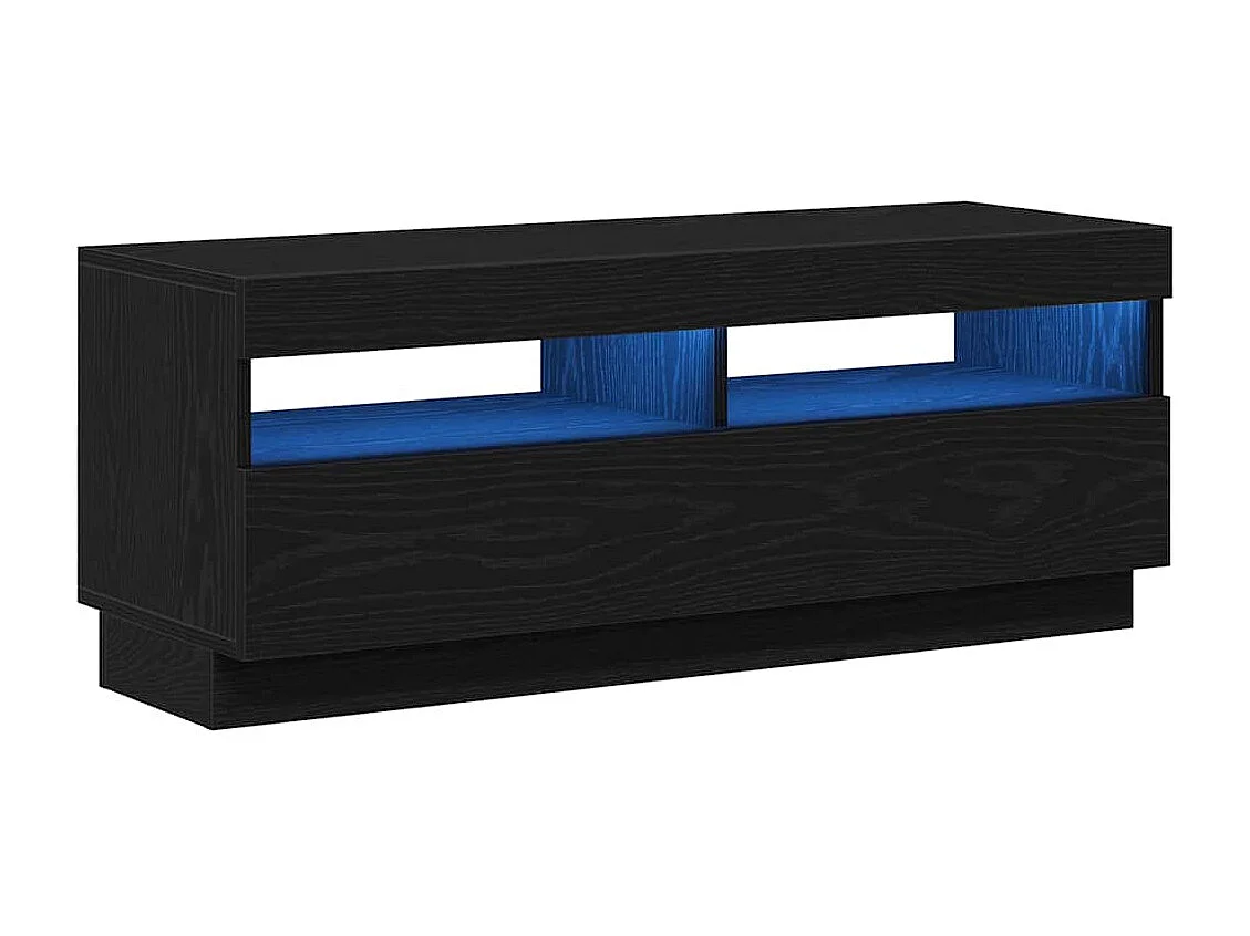 Meuble TV Noir 100 x 35 x 40 cm Bois d'ingénierie