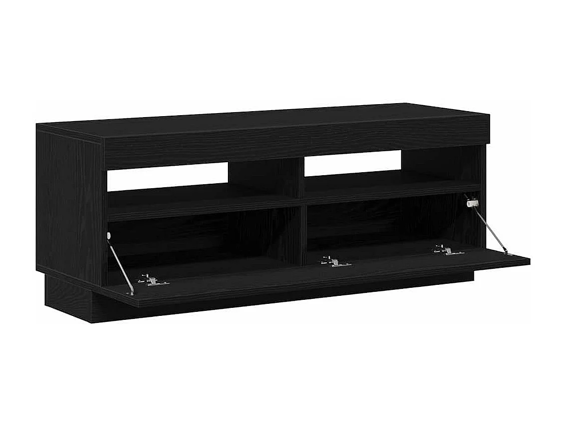 Meuble TV Noir 100 x 35 x 40 cm Bois d'ingénierie