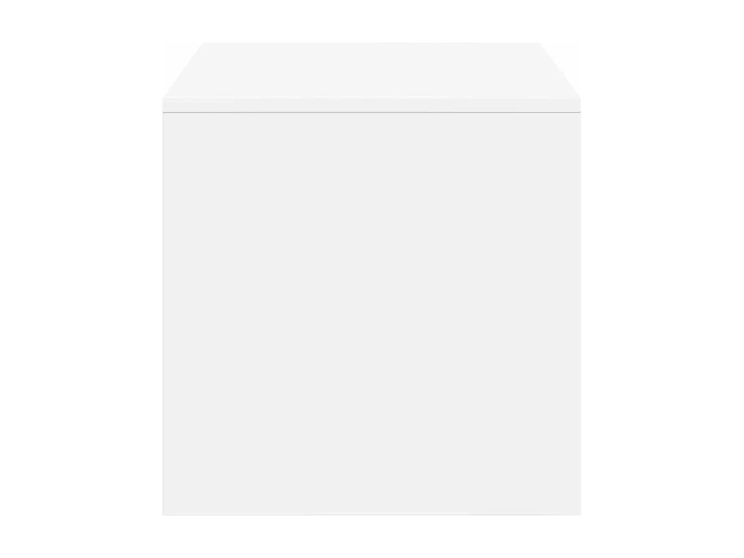 Meuble TV Blanc 100 x 40 x 40 cm Aggloméré