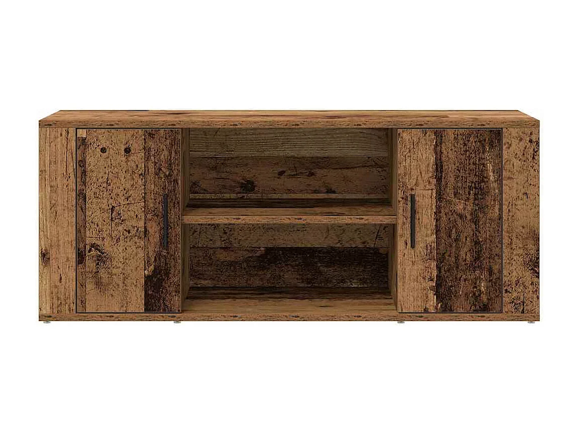 Meuble TV Bois ancien 100 x 35 x 40 cm Bois d'ingénierie