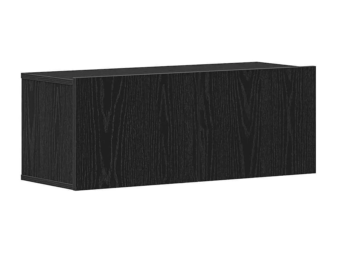 Meubles TV 2 pièces Chêne noir 80 x 30 x 30 cm Bois d'ingénierie